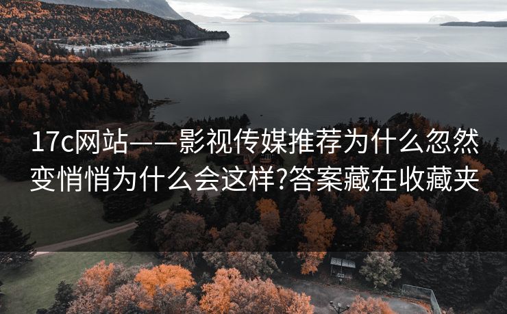 17c网站——影视传媒推荐为什么忽然变悄悄为什么会这样?答案藏在收藏夹